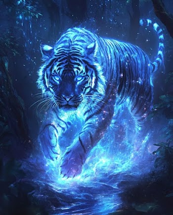 Glowing Tiger Picture