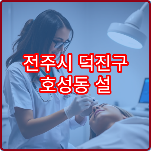 전주시 덕진구 호성동 설 연휴 소아과 진료 병원 위치 정보