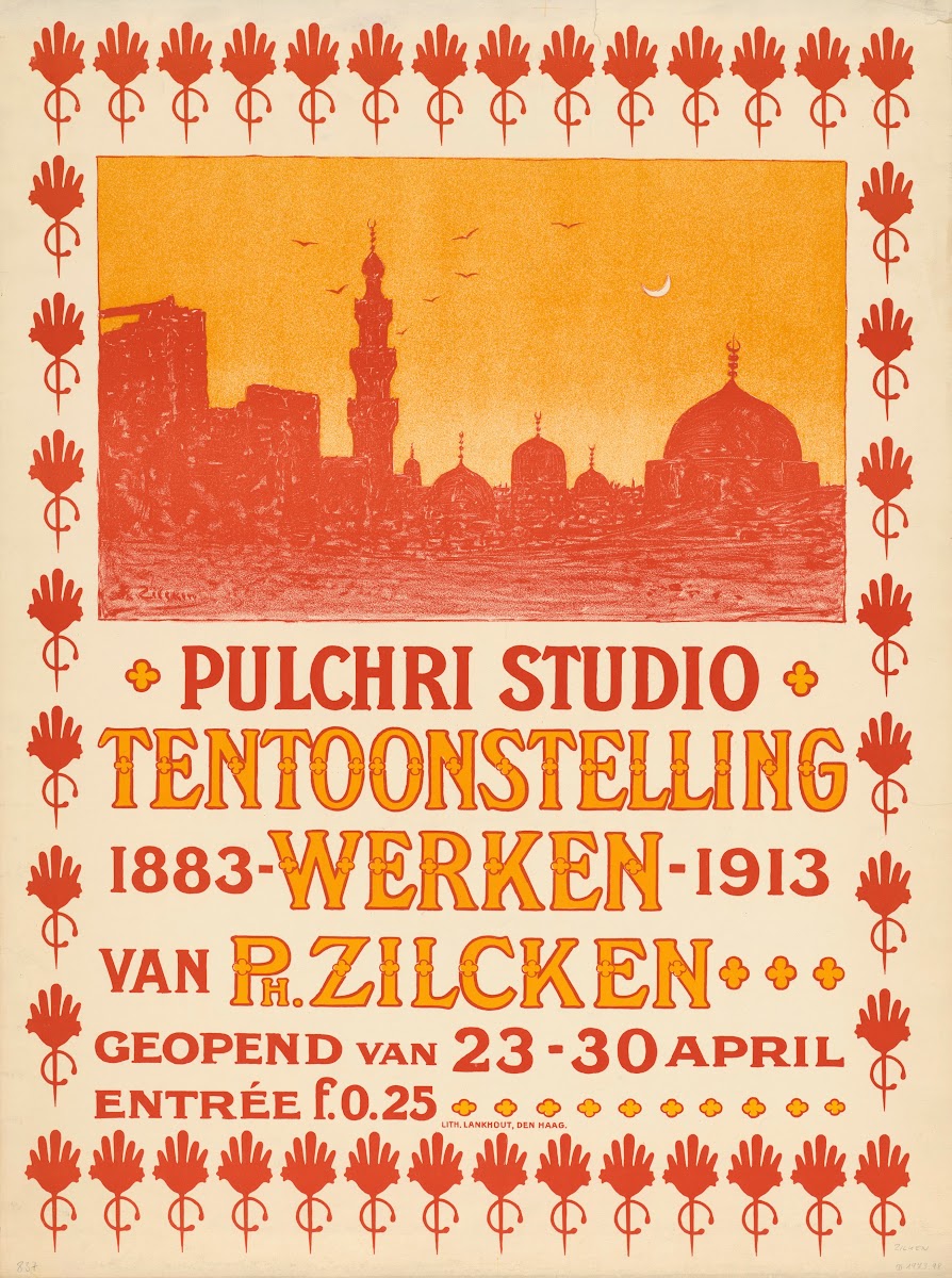 Pulchri Studio Tentoonstellung Werken 1883 1913 Van Ph Zilcken 1913