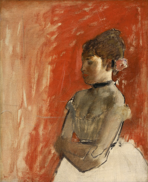 Ballet Dancer With Arms Crossed circa 1872