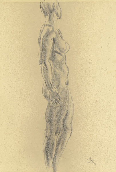 Standing female nude ca 1937 1938