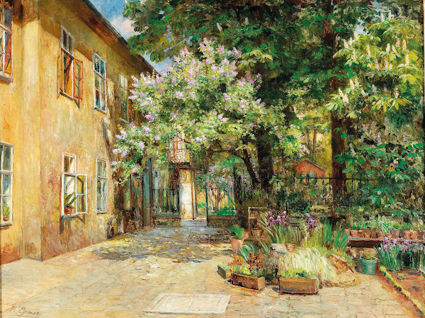 A view of the courtyard at No 8 Dreilaufergasse 1070 Vienna