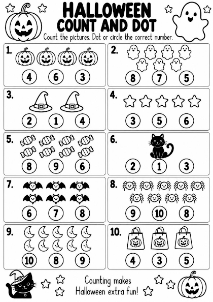 Halloween Count and Dot
