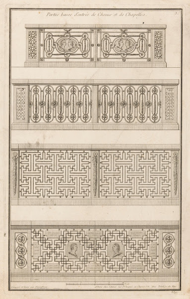 Portes basse dentrée de Choeur et de Chapelles 1767