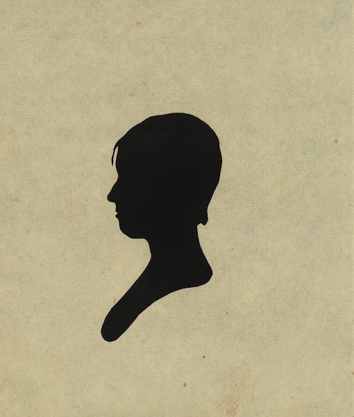 Silhouette of girl facing left no 2 1761 1827