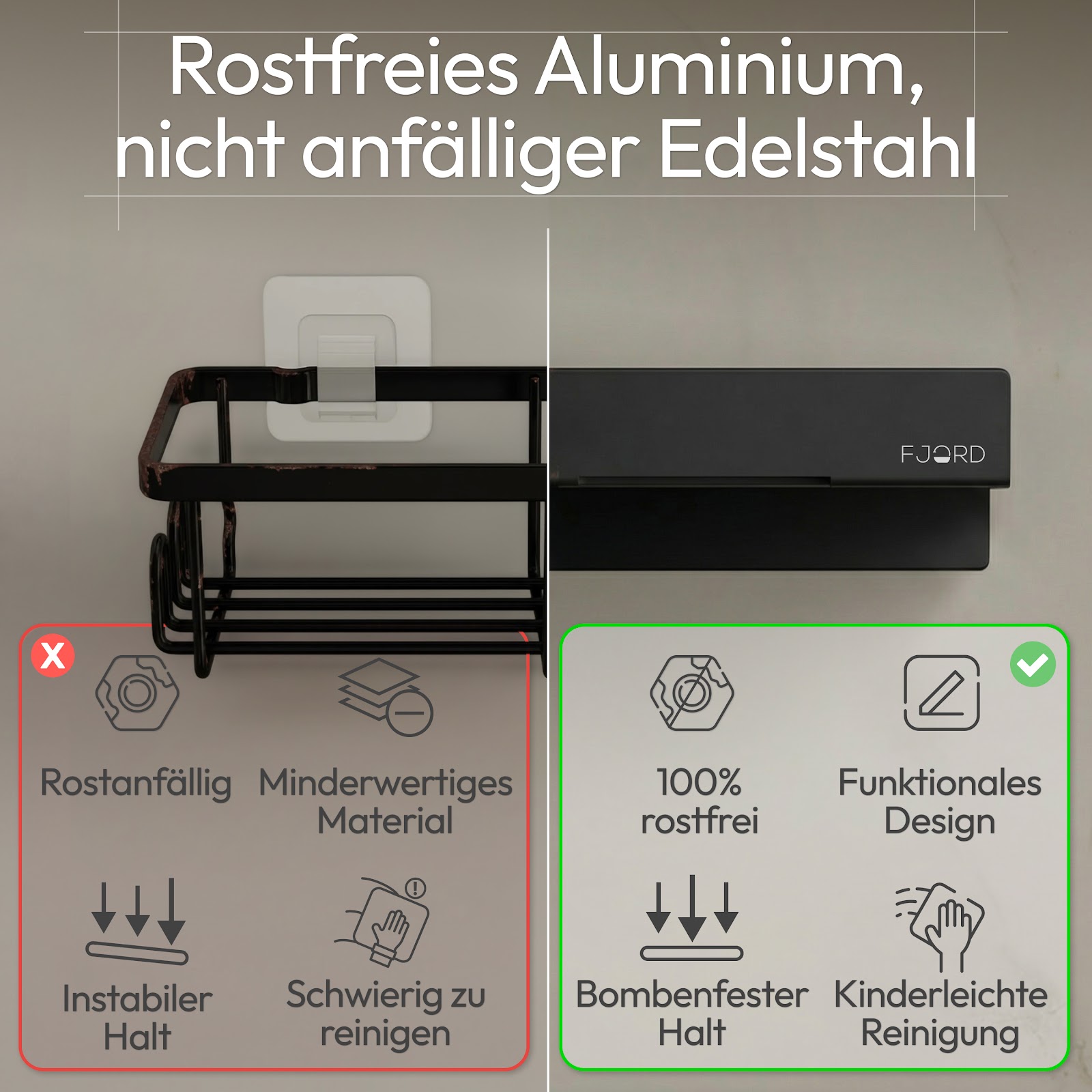 FJORD Flow – Aluminium vs. andere Materialien