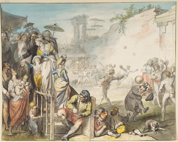 Ball Game in Rome 1797