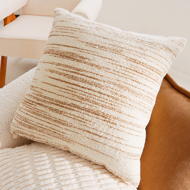 Linen pillow cover, 45 x 45 cm, modern design