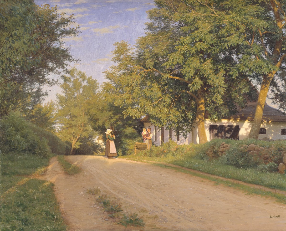 Vej Gennem En Landsby 1868  1896