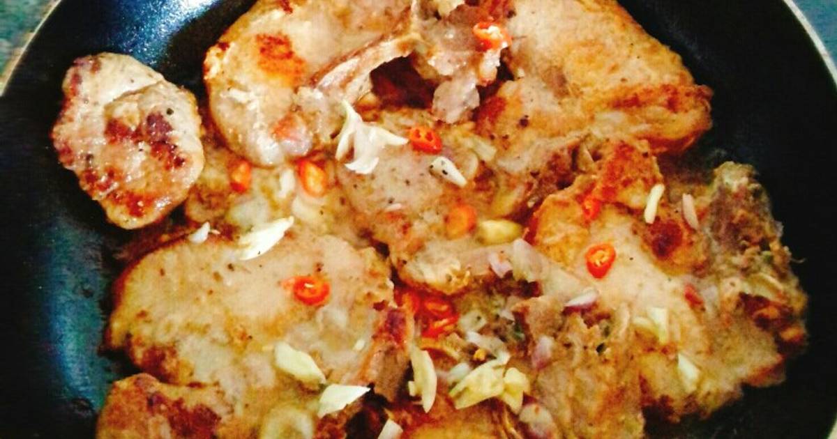 Sườn cốt lết ram mặn