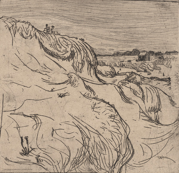 Dune et maison au Pouldu 1893