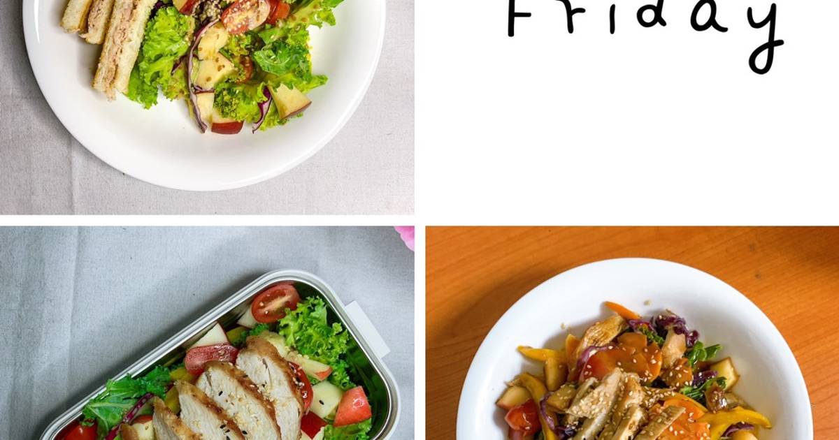 Giảm cân + eatclean: ức gà nướng + salad cải kale