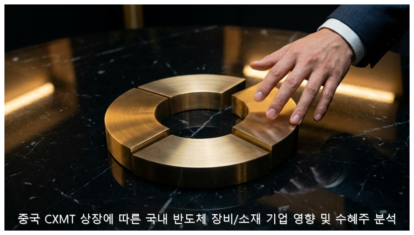 중국 CXMT 상장에 따른 국내 반도체 장비/소재 기업 영향 및 수혜주 분석 핵심 안내 및 분석 인포그래픽 (3)