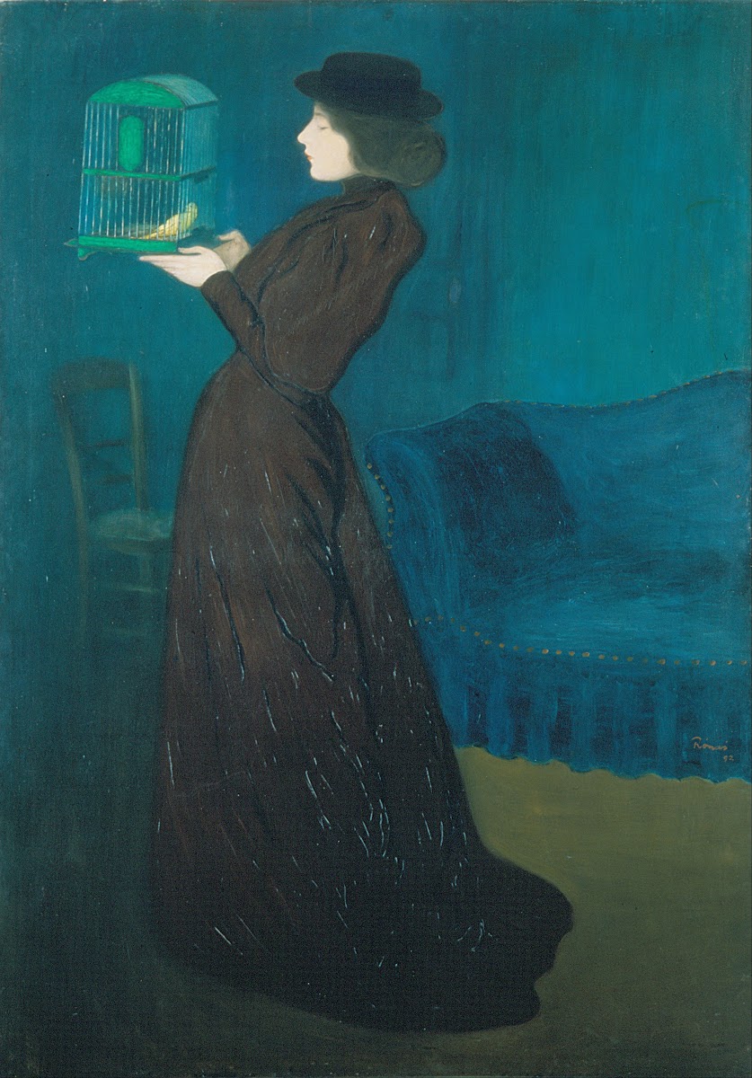Woman with a Birdcage 1892