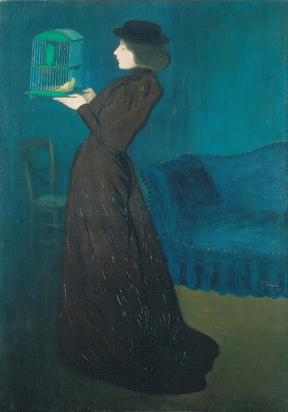 Woman with a Birdcage 1892
