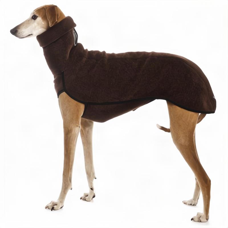 Hundemantel aus Sweatshirt-Stoff mit Taschen