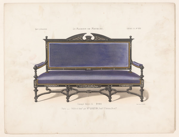 Canapé Henri II 1832   1904