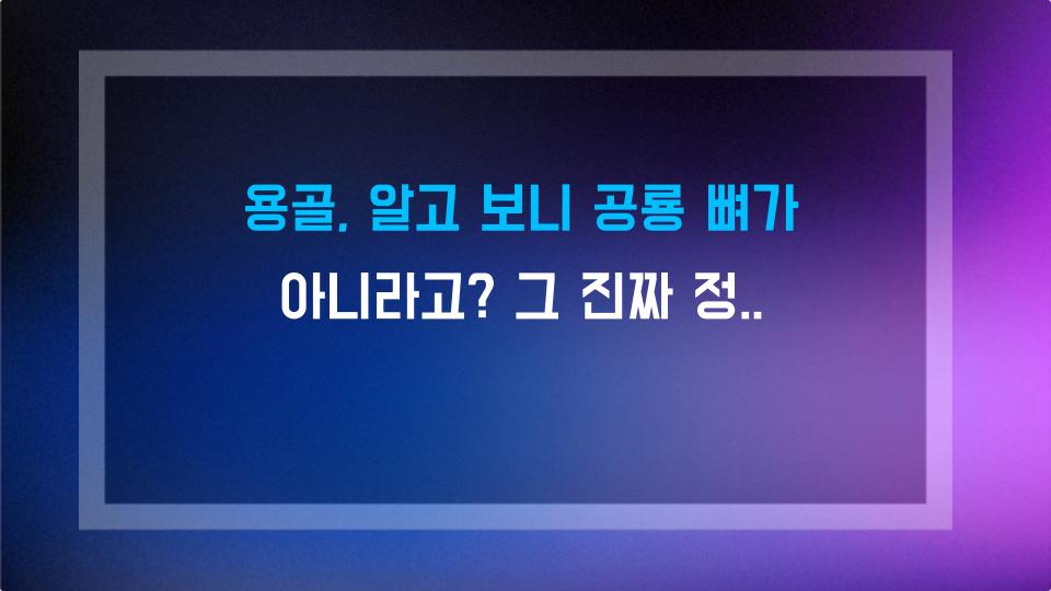 용골, 알고 보니 공룡 뼈가 아니라고? 그 진짜 정체와 놀라운 효능 5가지