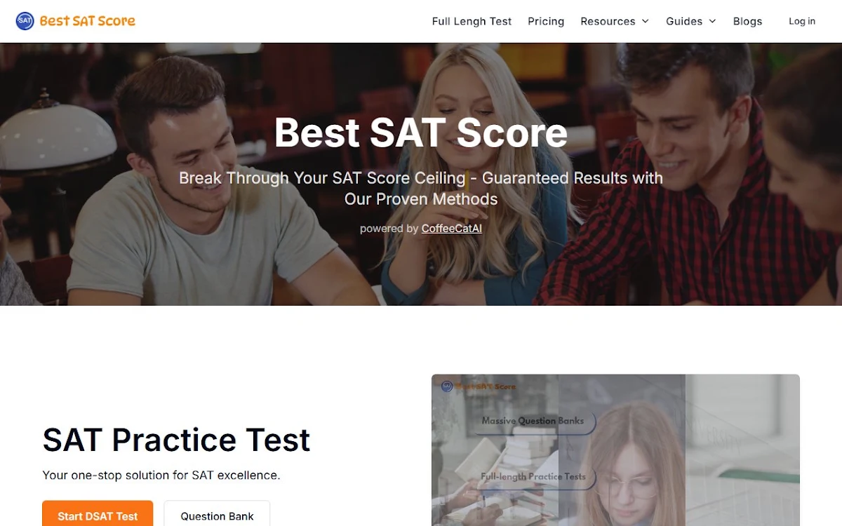 Captura de Best SAT Score