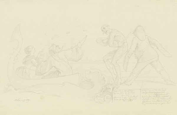 Pantalon entführt die Kolumbine 1849