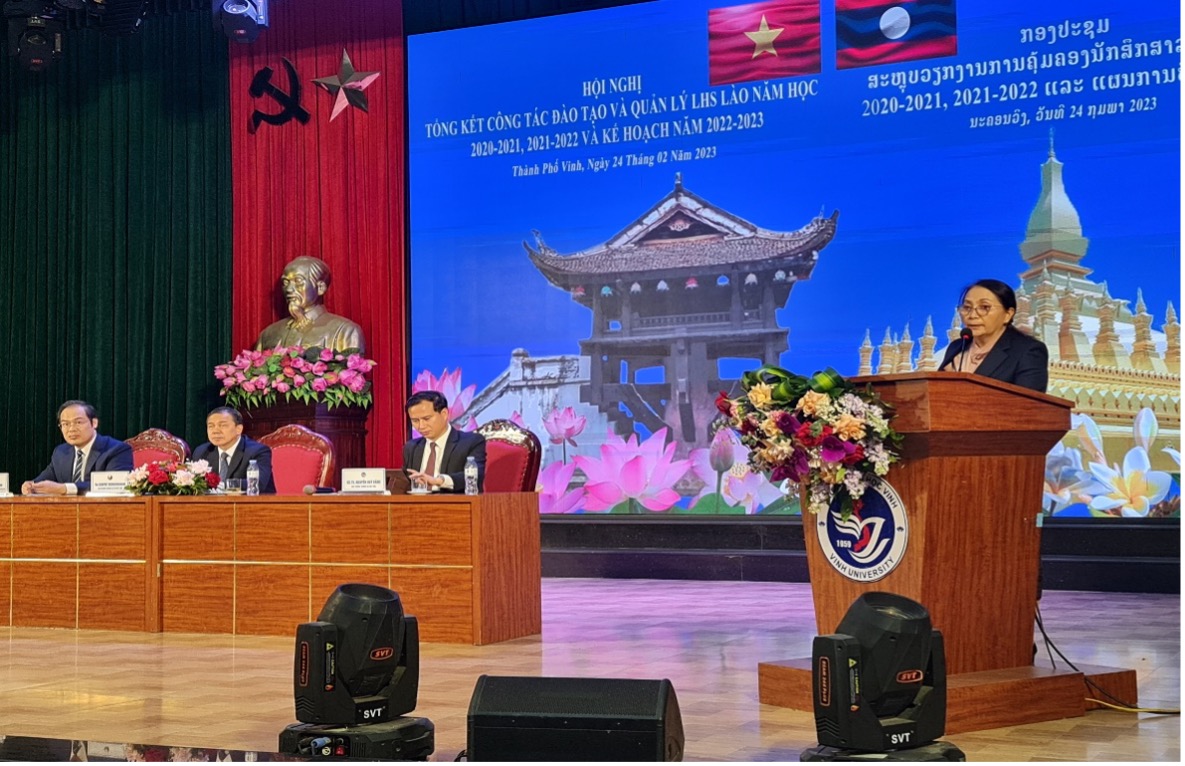 Hội nghị công tác đào tạo và quản lý lưu học sinh Lào năm 2023