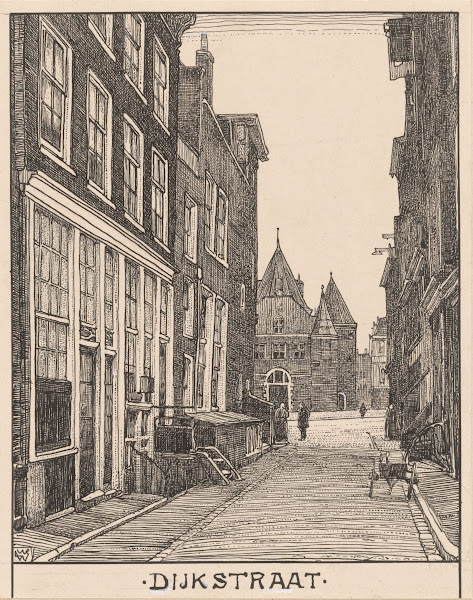 Dijkstraat te Amsterdam 20th century
