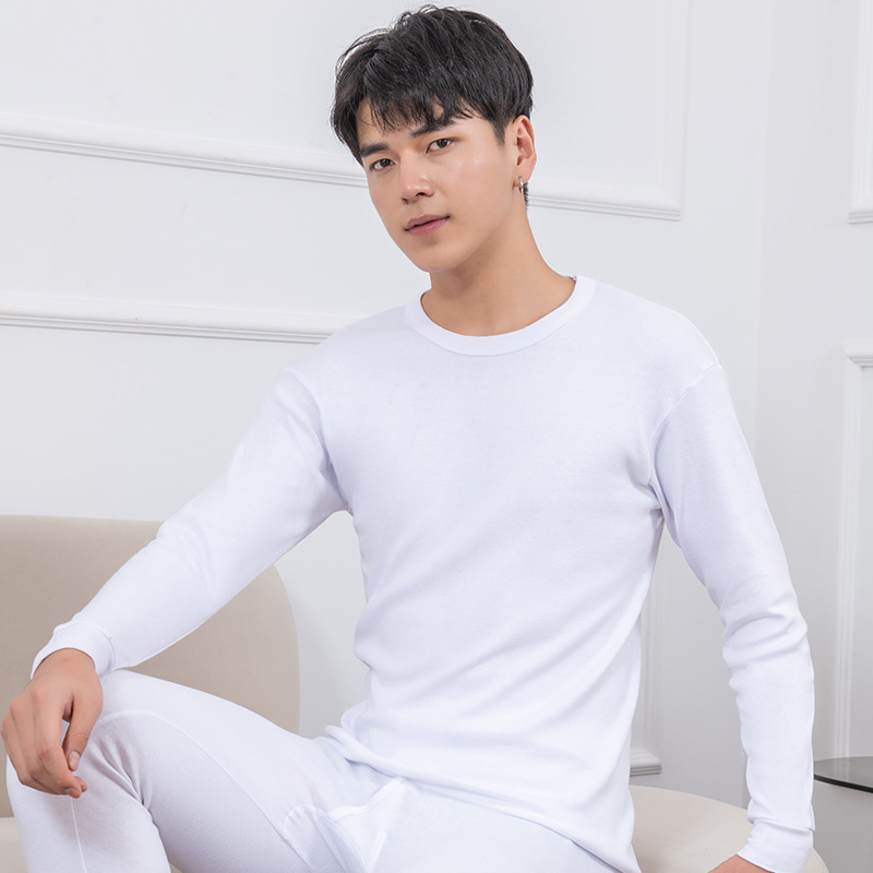 Cotton Thermal Set, Crew Neck, Unisex