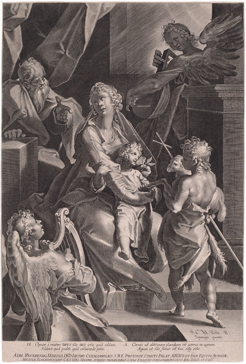 The Holy Family and Two Angels 1605