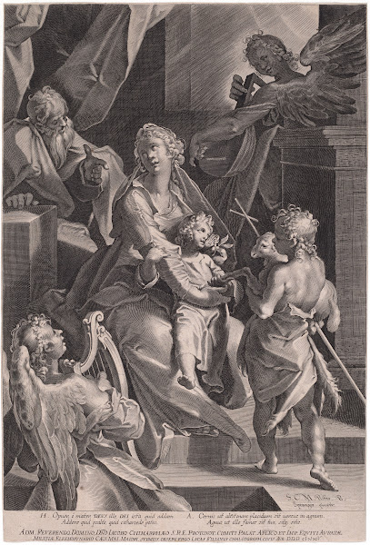 The Holy Family and Two Angels 1605