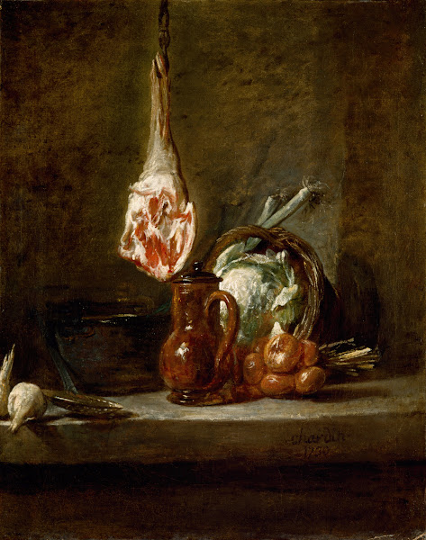 Still Life with Leg of Lamb 1730