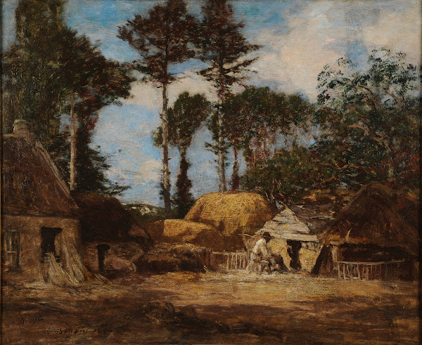 Une ferme bretonne 1857
