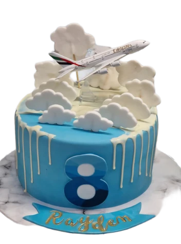 Aeroplane Themed Birthday Cake CB-NC695