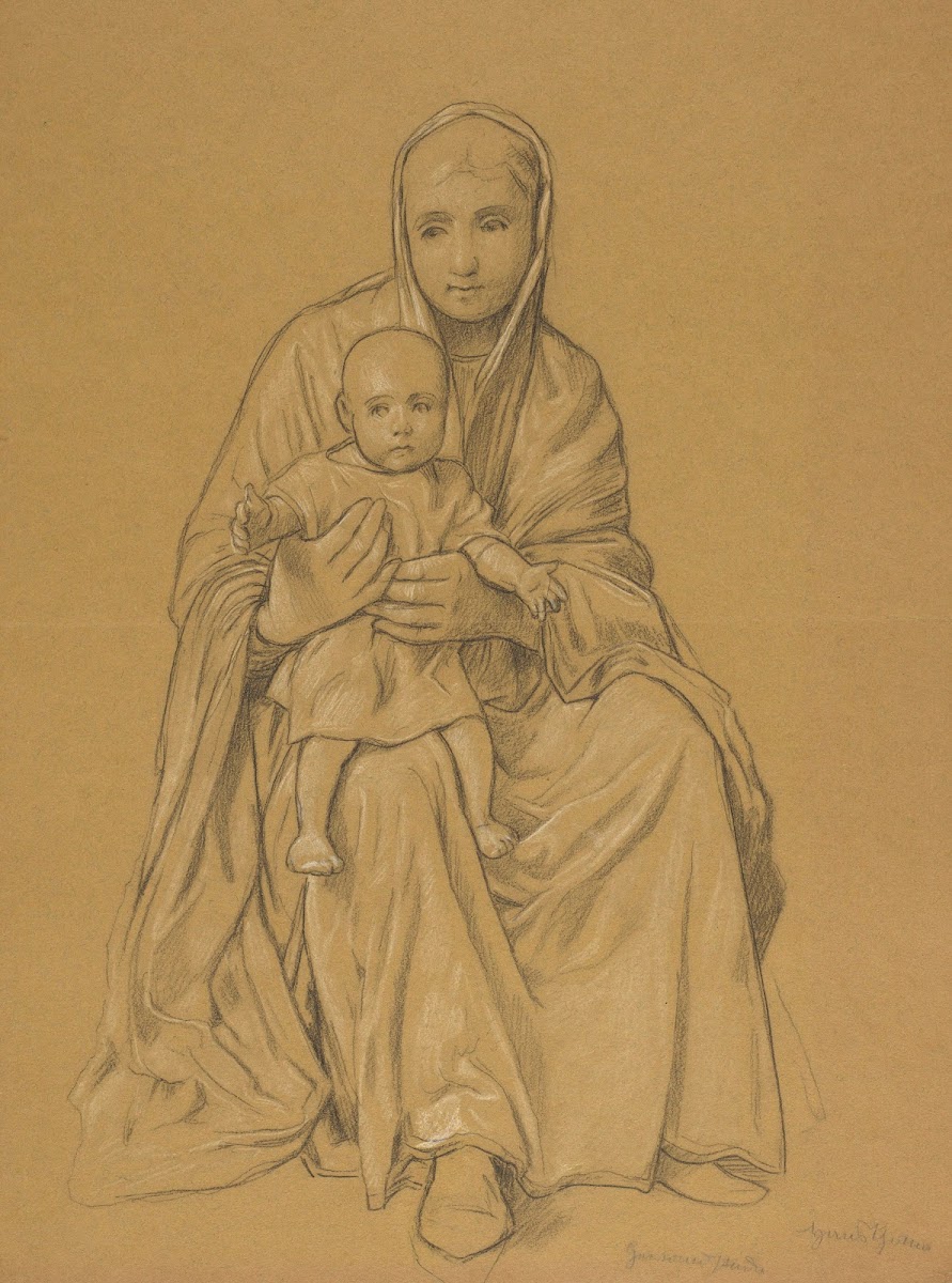 Mary with Jesus on Her Lap 1906   1908