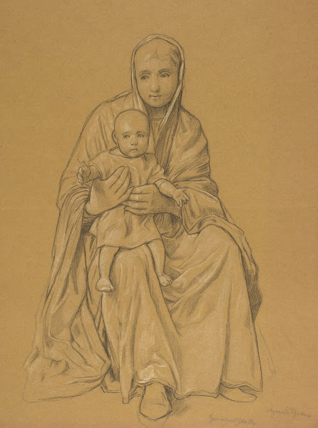 Mary with Jesus on Her Lap 1906   1908