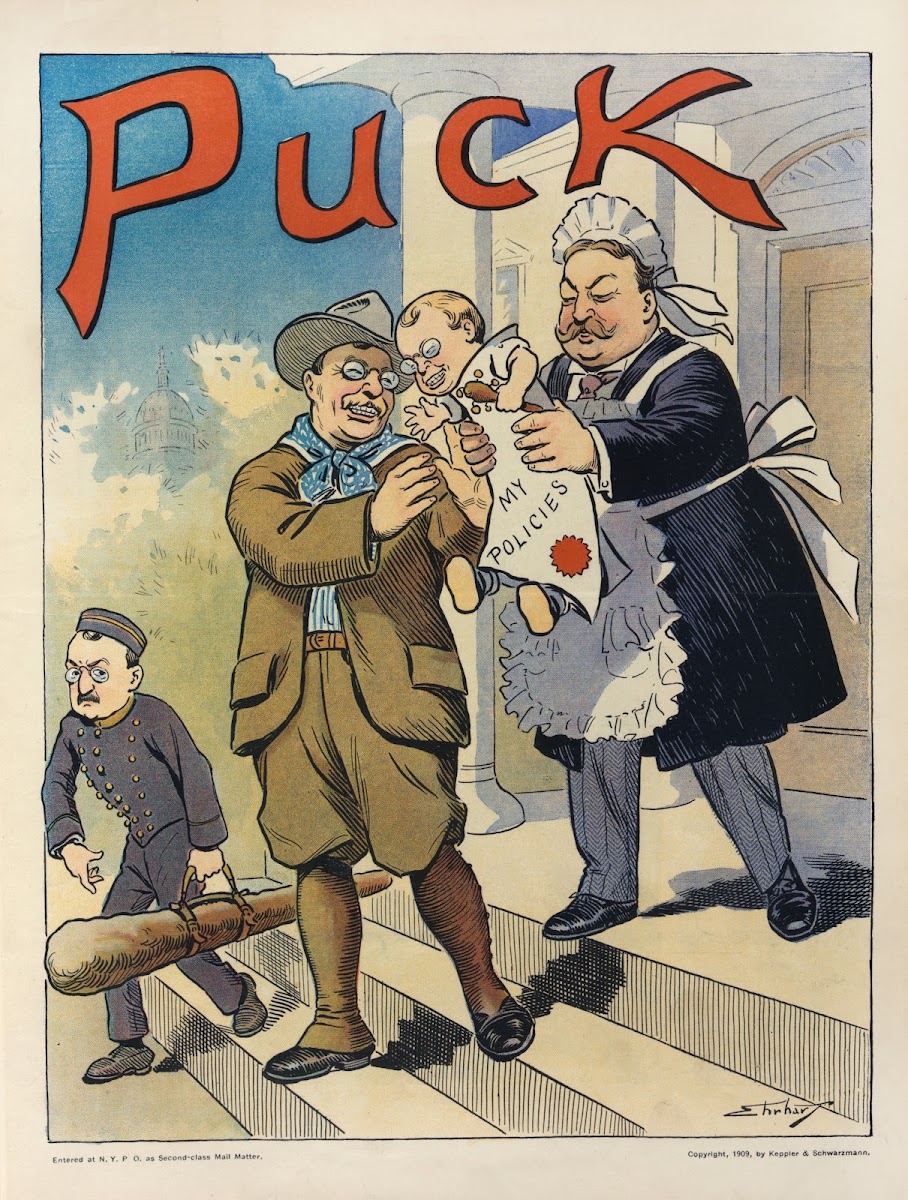Baby kiss papa good by 1909