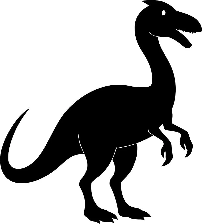 Compsognathus Dinosaur Free SVG for CO2 Laser Cutting and Engraving