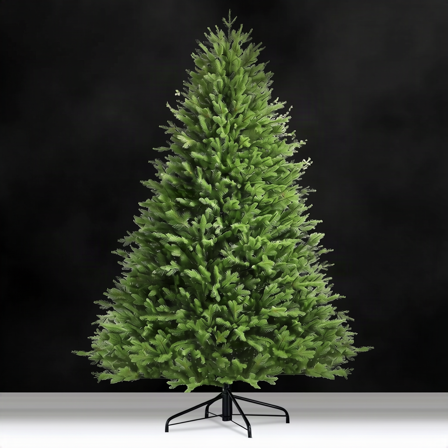 Künstlicher Weihnachtsbaum mit LED-Beleuchtung, 150–300 cm
