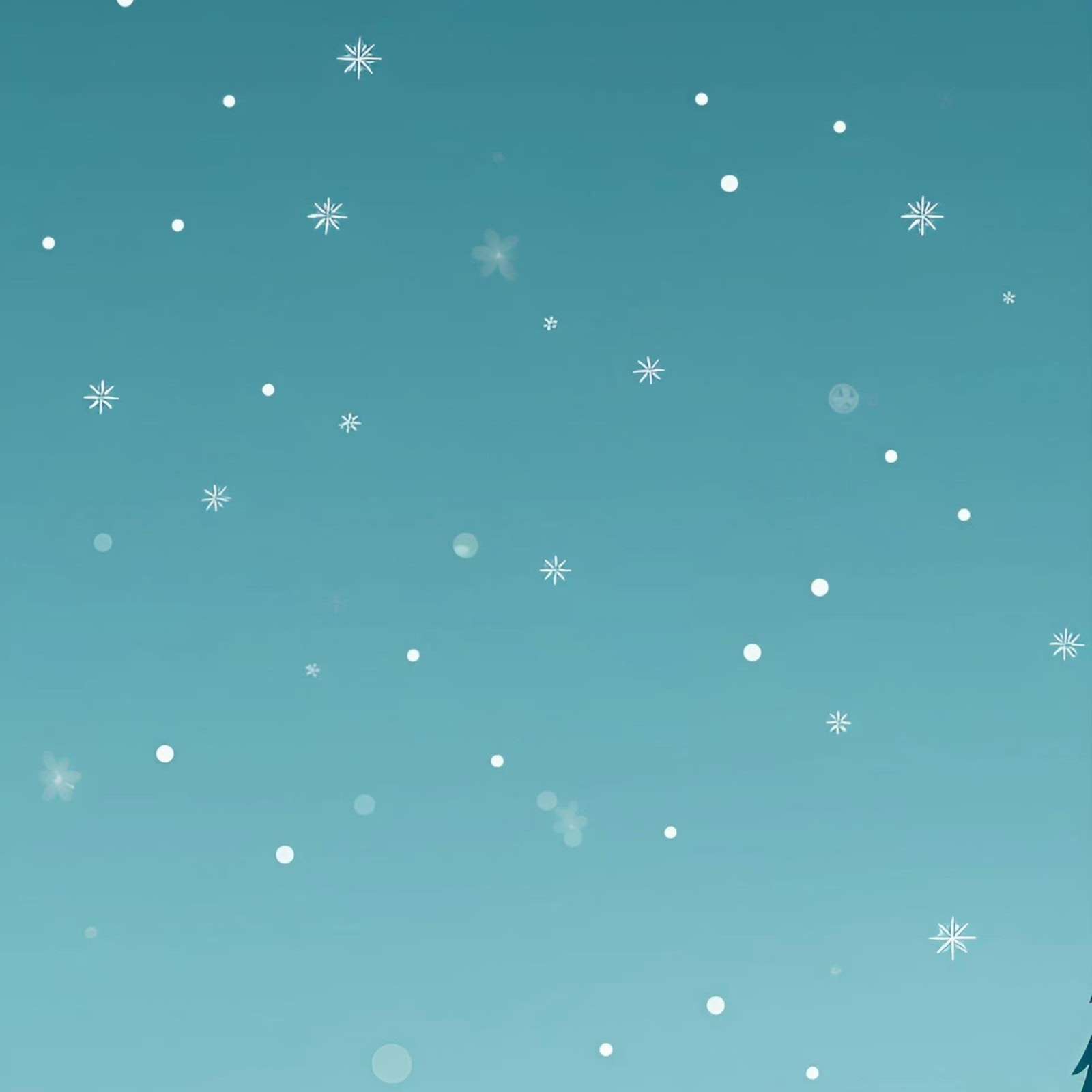 Download Snowy Christmas Tree Landscape 2K iPhone