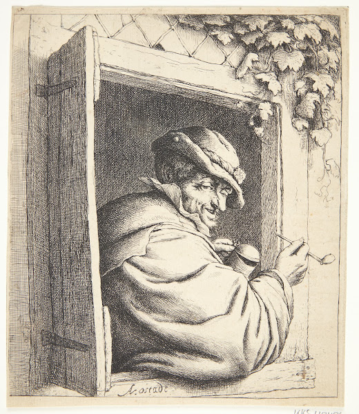 The smoker in the window 1667