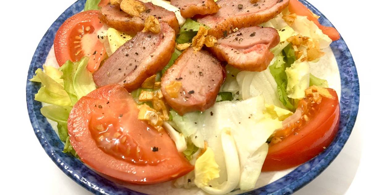 Salad Lườn Ngỗng Xông Khói