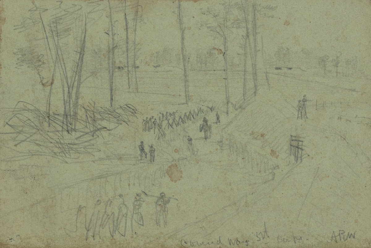 Covered way 5th Corps 1864