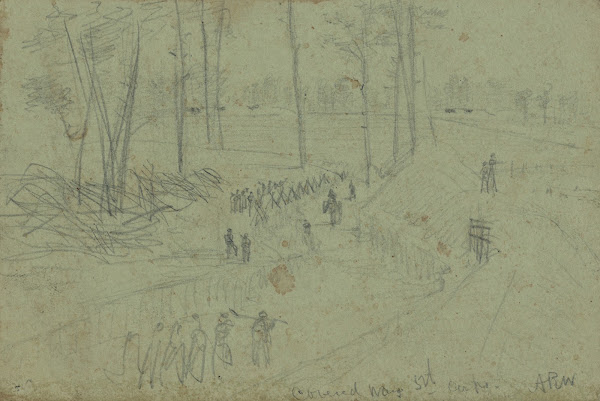 Covered way 5th Corps 1864