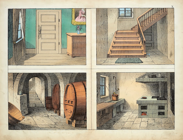 The rooms of the house 1867