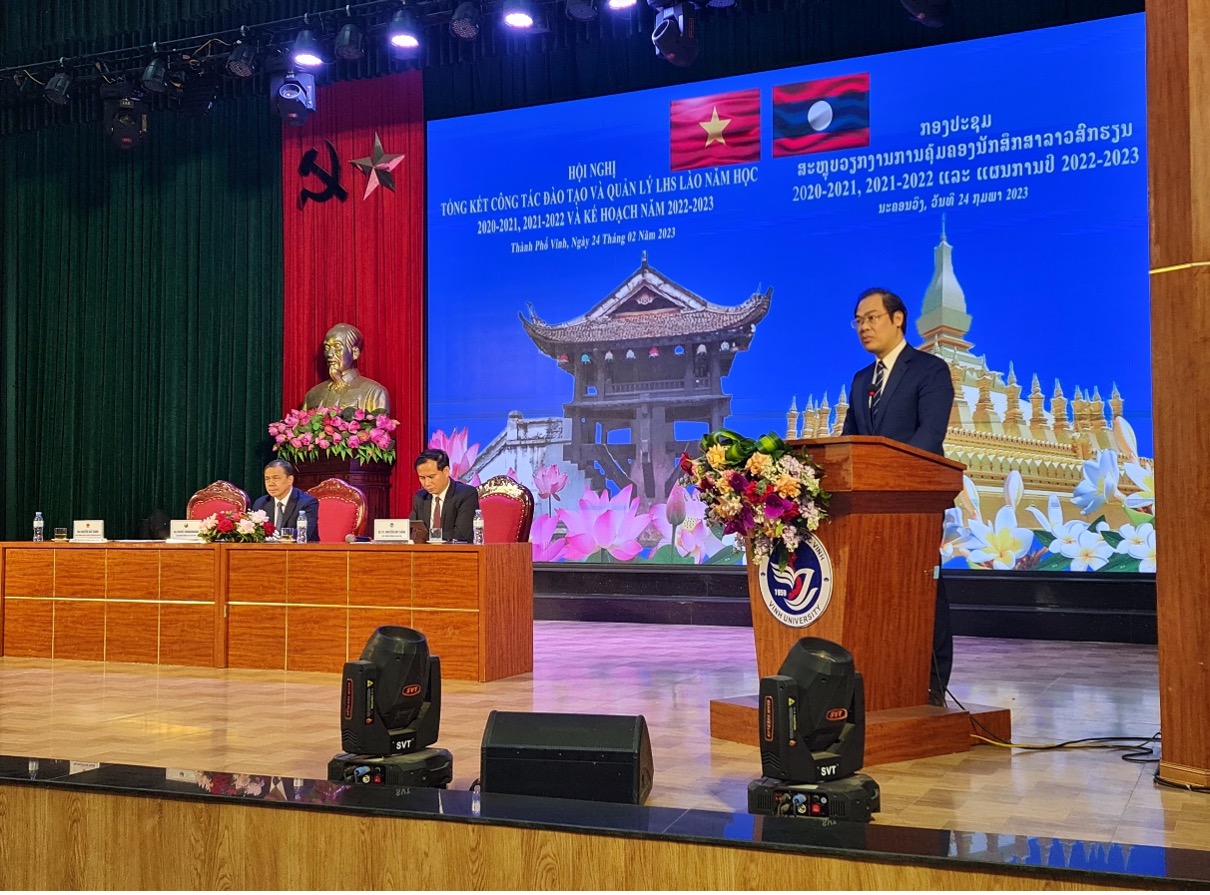 Hội nghị công tác đào tạo và quản lý lưu học sinh Lào năm 2023