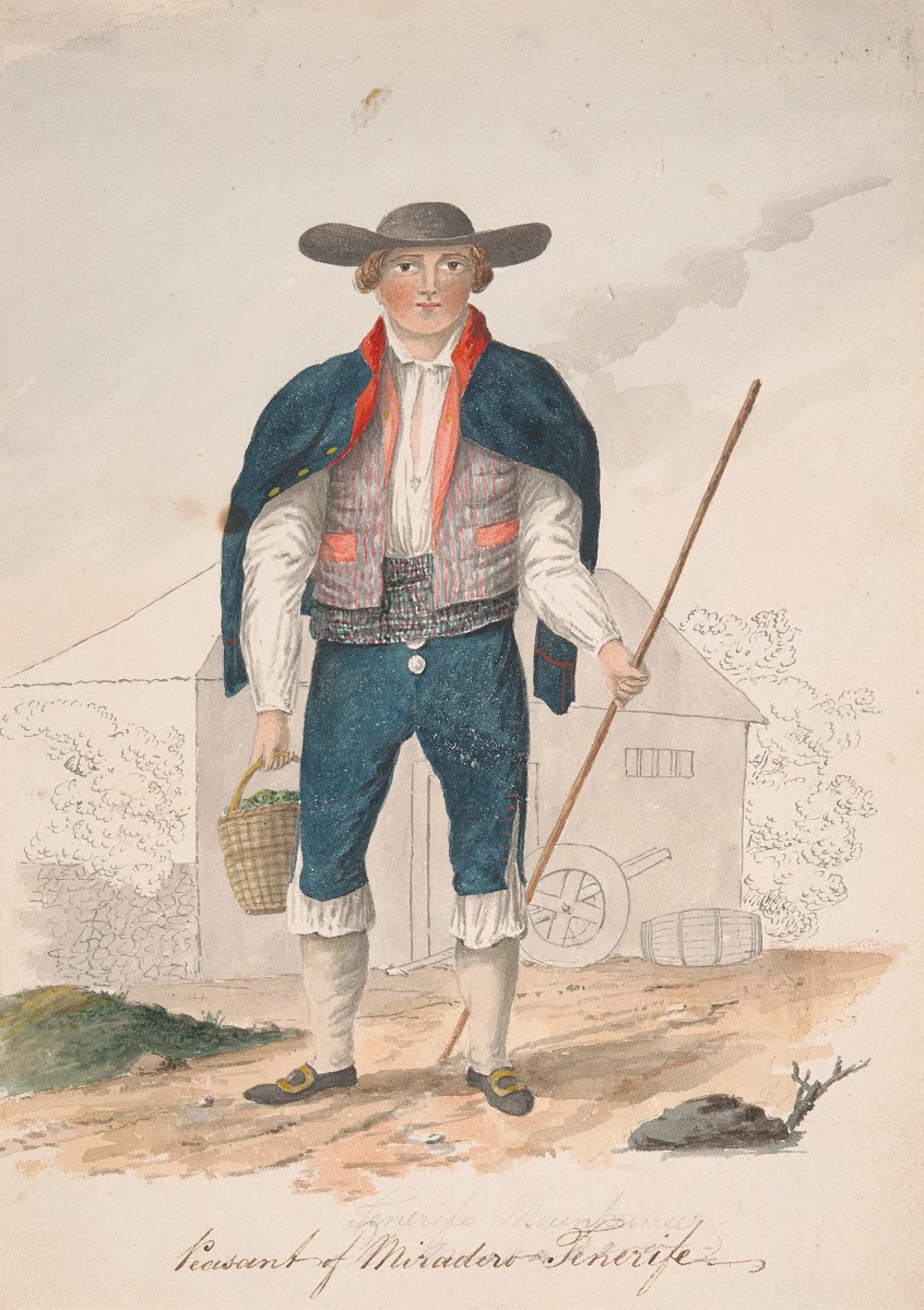 Peasant of Miradero Tenerife between 1823 and 1828