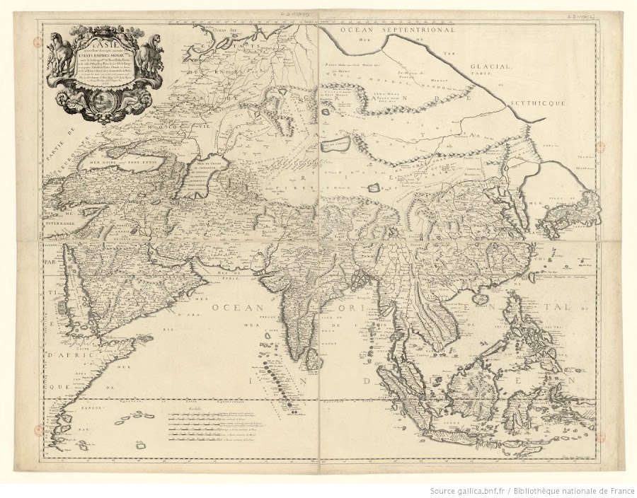 1666_L'Asie nouvellement descripte suivant ses Estats, empires, monarchies etc