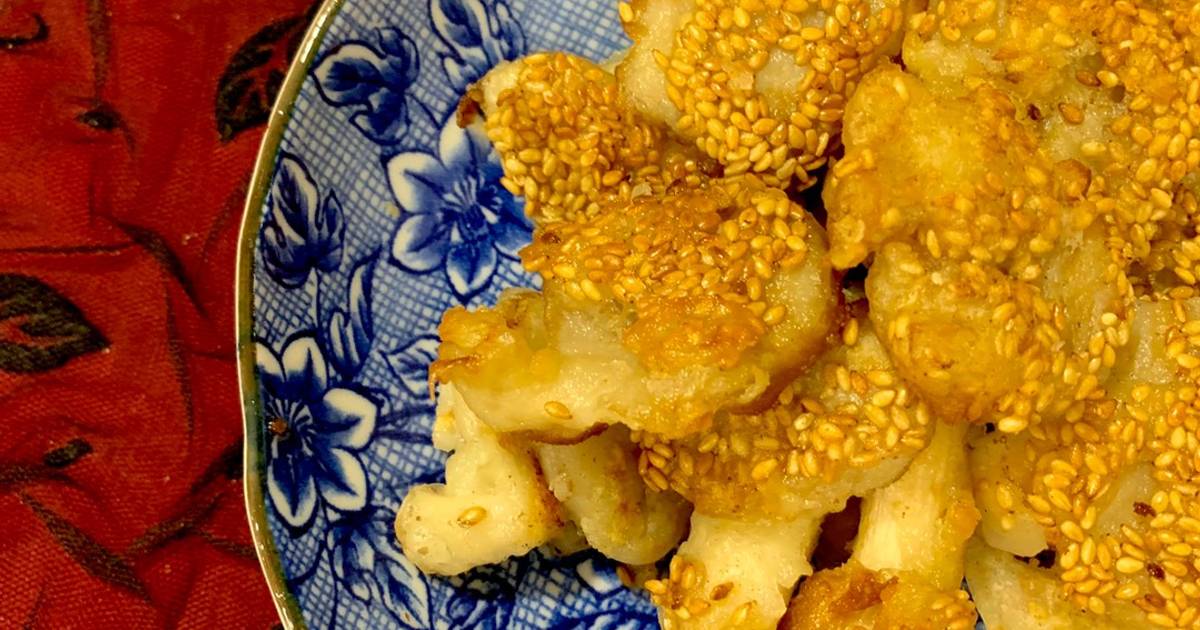 Nấm bào ngư chiên mè