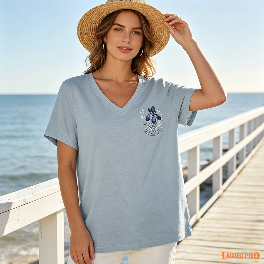 AOP GTS V Neck Short Sleeve