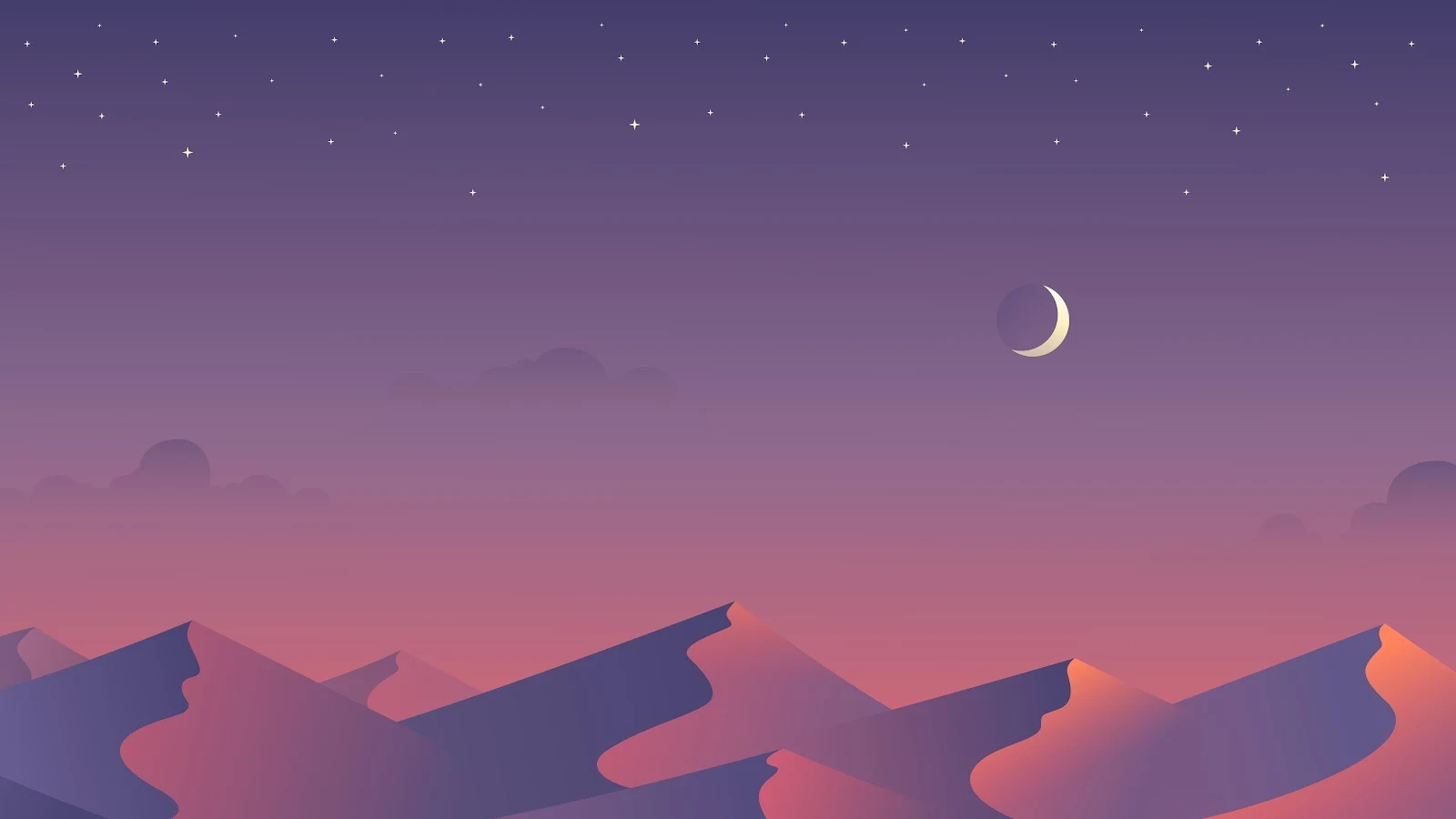 Desert, Minimalism, Moon, Digital Art, Artwork 5K Desktop, iPhone Wallpaper Background