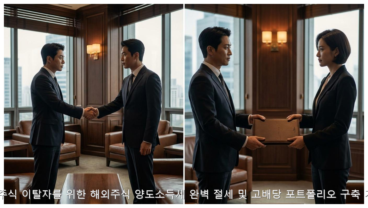 국내 주식 이탈자를 위한 해외주식 양도소득세 완벽 절세 및 고배당 포트폴리오 구축 가이드 핵심 안내 및 분석 인포그래픽 (6)